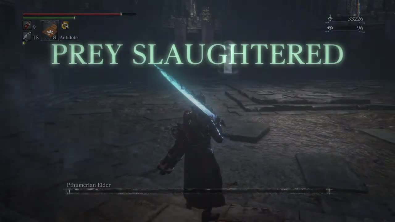 Bloodborne Pthumerian Elder Boss Fight
