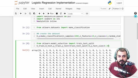 27.5 Logistic Regression Implementation Krish Naik ML