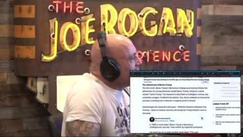 Joe Rogan talks about the Barron Trump and the "Last President" theory with Gad Saad.