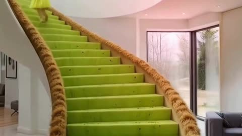 Obsessed with These Stunning Fruit-Themed Staircases! 🍓🍍