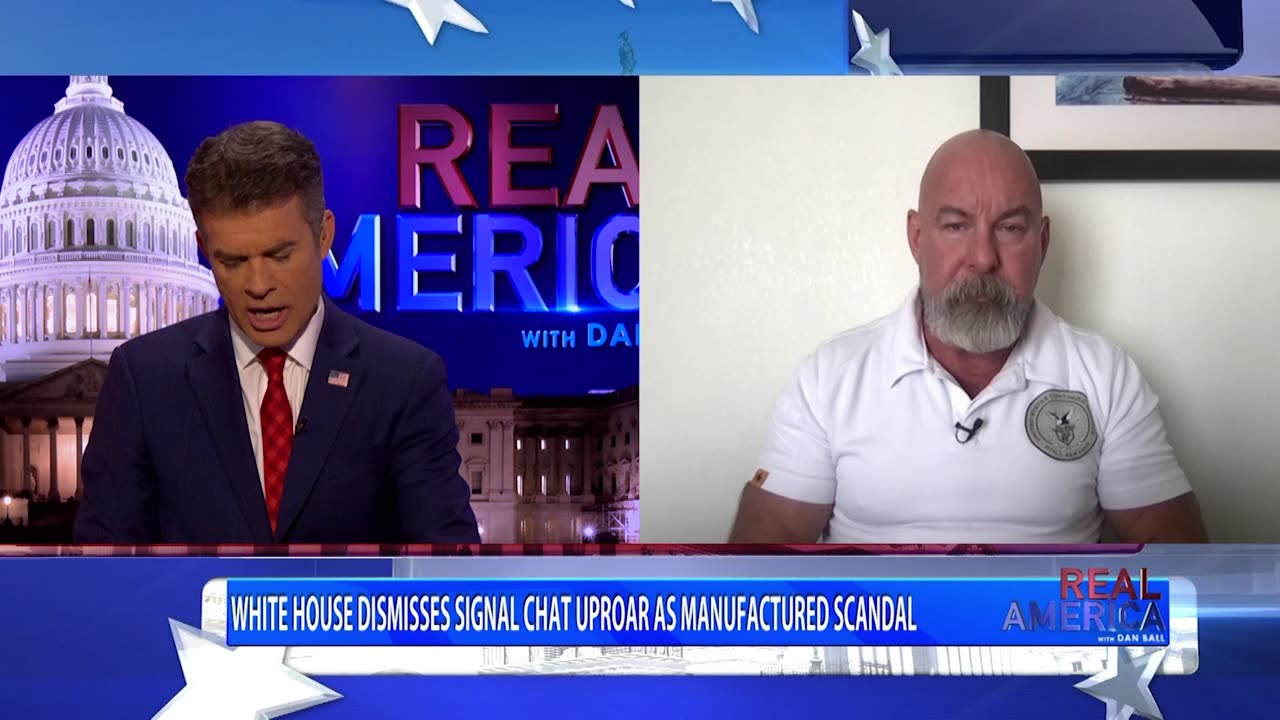 REAL AMERICA -- Dan Ball W/ Jonathan Gilliam, More Texts Released In Signal Scandal, 3/26/25
