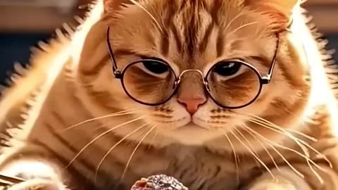 Ai cat animation video