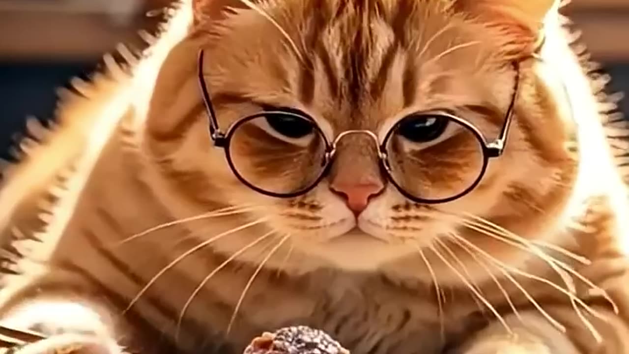 Ai cat animation video