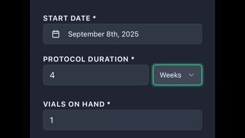 How to Create Your First Peptide Protocol in Stack Tracker