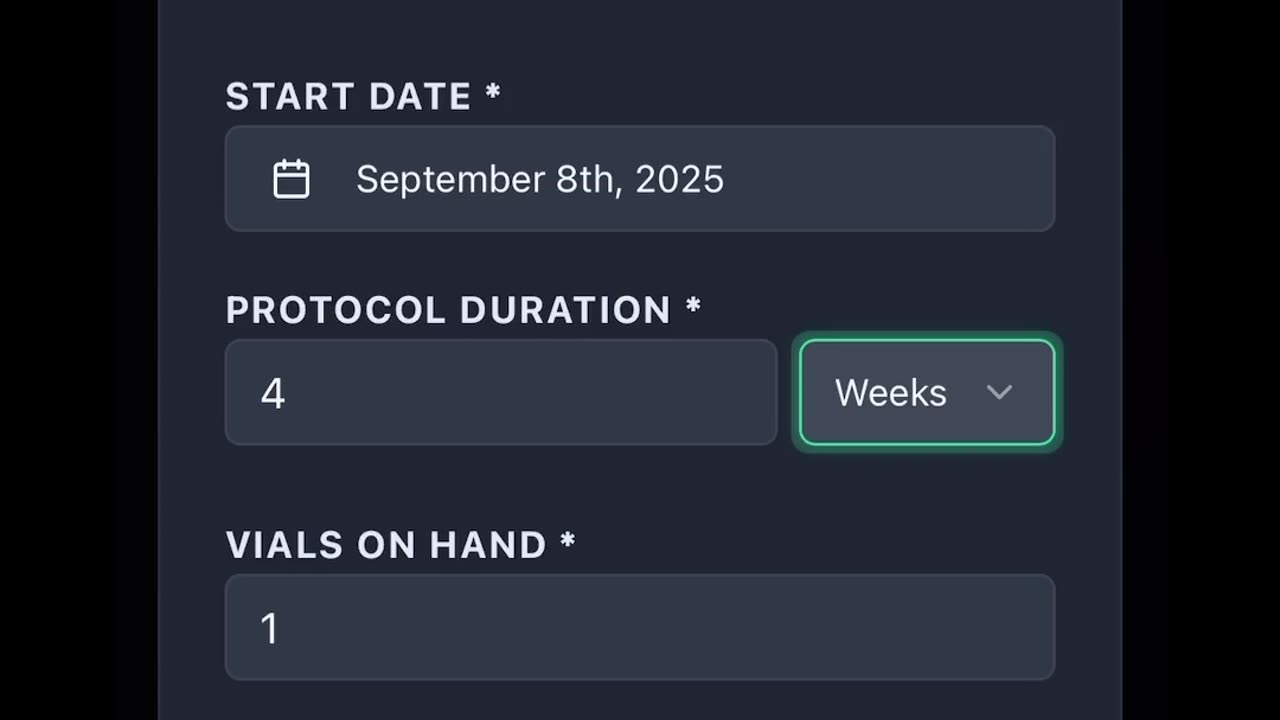 How to Create Your First Peptide Protocol in Stack Tracker