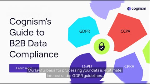 How Cognism Ensures GDPR & CCPA Compliant B2B Data You Can Trust