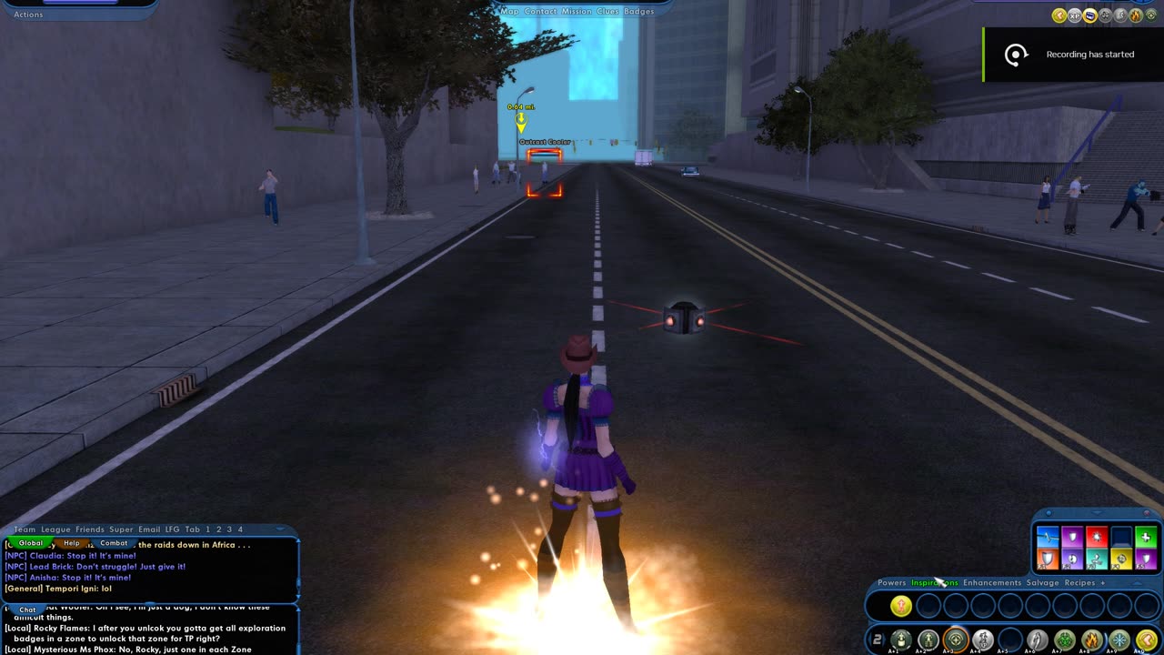 Super speed in CIty of Heroes (Like the Flash)