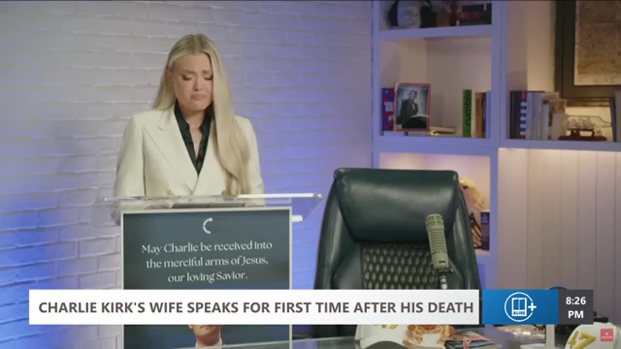 ❤️💜💔Erika Kirk, Charlie Kirk's wife, speaks publicly for first time after his murder...