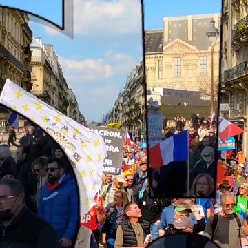 Macron! Ta guerre! On en veut Pas! On ne mourra pas pour l'Ukraine! #macrondestitution