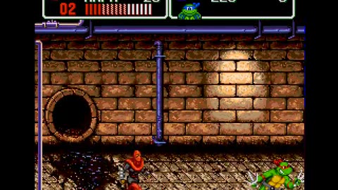 Mega Drive Longplay 254 Teenage Mutant Ninja Turtles - Return of the Shredder