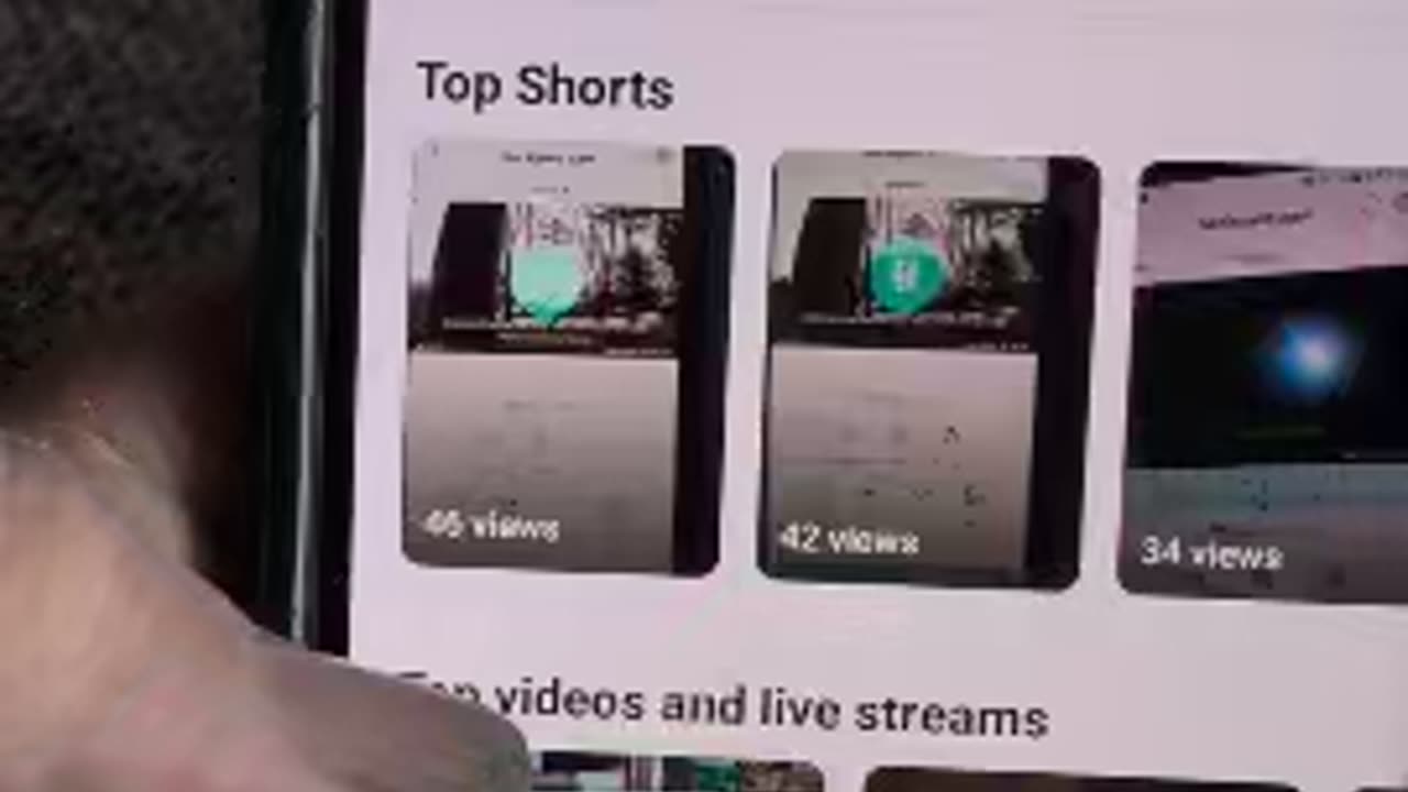 Holography being used on apps.. such as my phone on YouTube