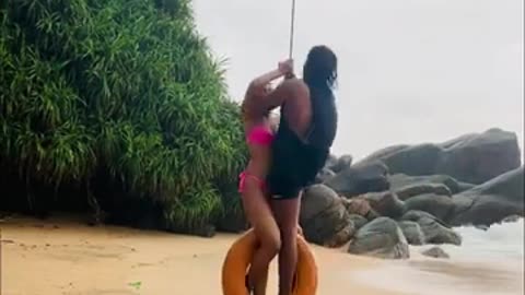Rain Beach🌪️❤️