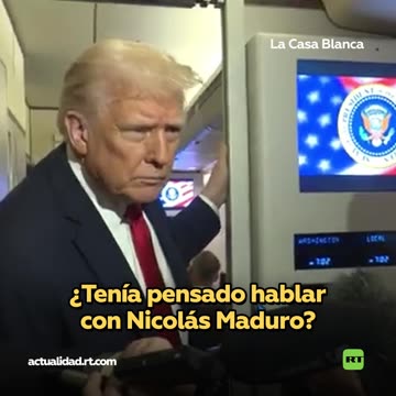 Trump responde si planea hablar con Maduro