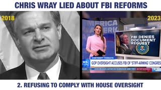 The Christopher Wray Lies