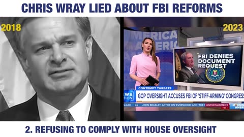 The Christopher Wray Lies