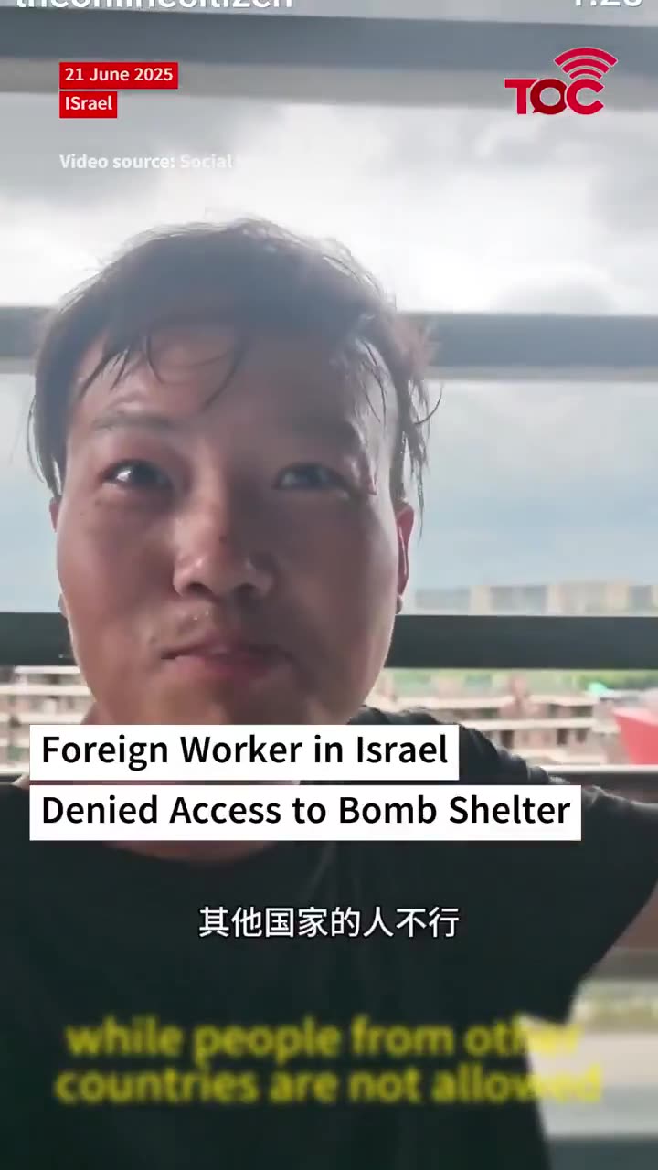 Listen to this Chinese man who works in Israel…