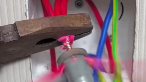 Cutting and Crimping Electrical Wires