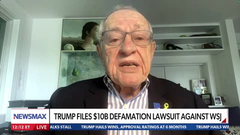 Alan Dershowitz Says He Can Help Team Trump Prove WSJ's Epstein Story Was 'Malice'