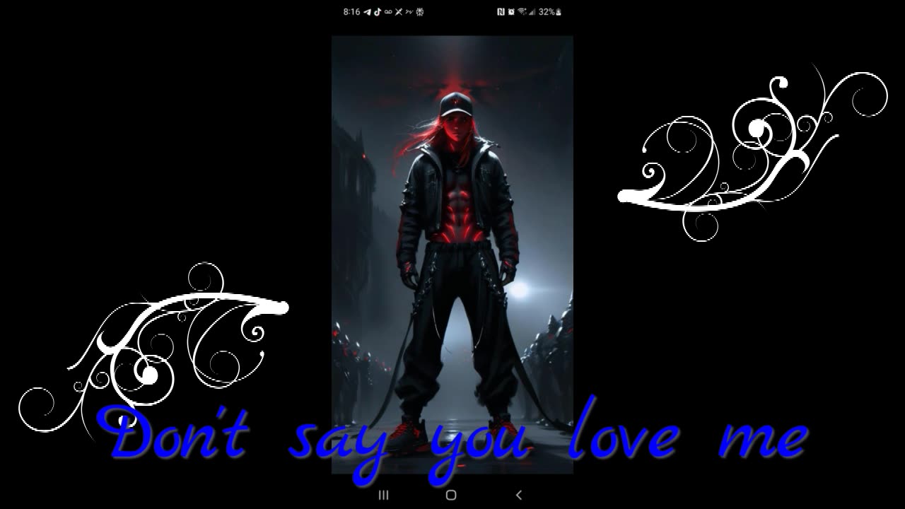 Don't say you love me.