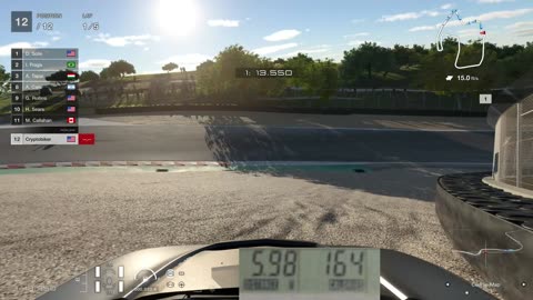 Playing Gran Turismo 7 while riding exercise bike