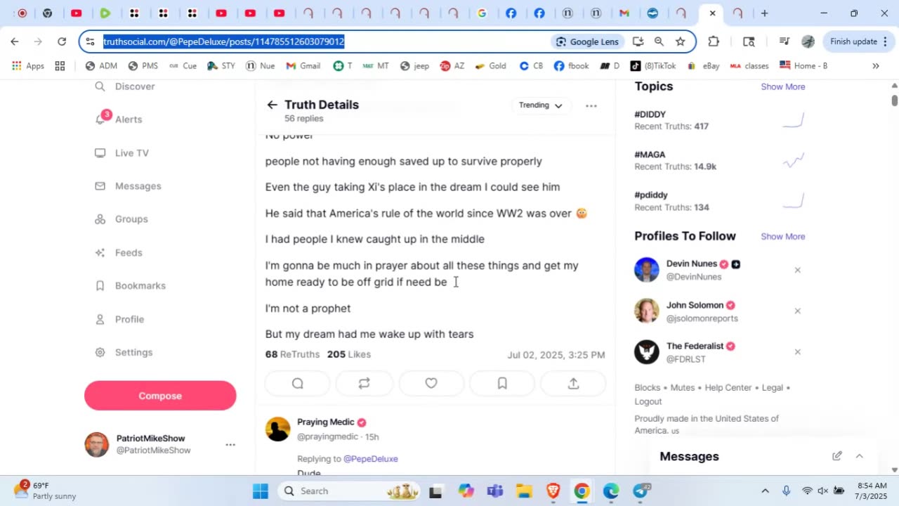 PATRIOT MIKE SHOW July 3, 2025