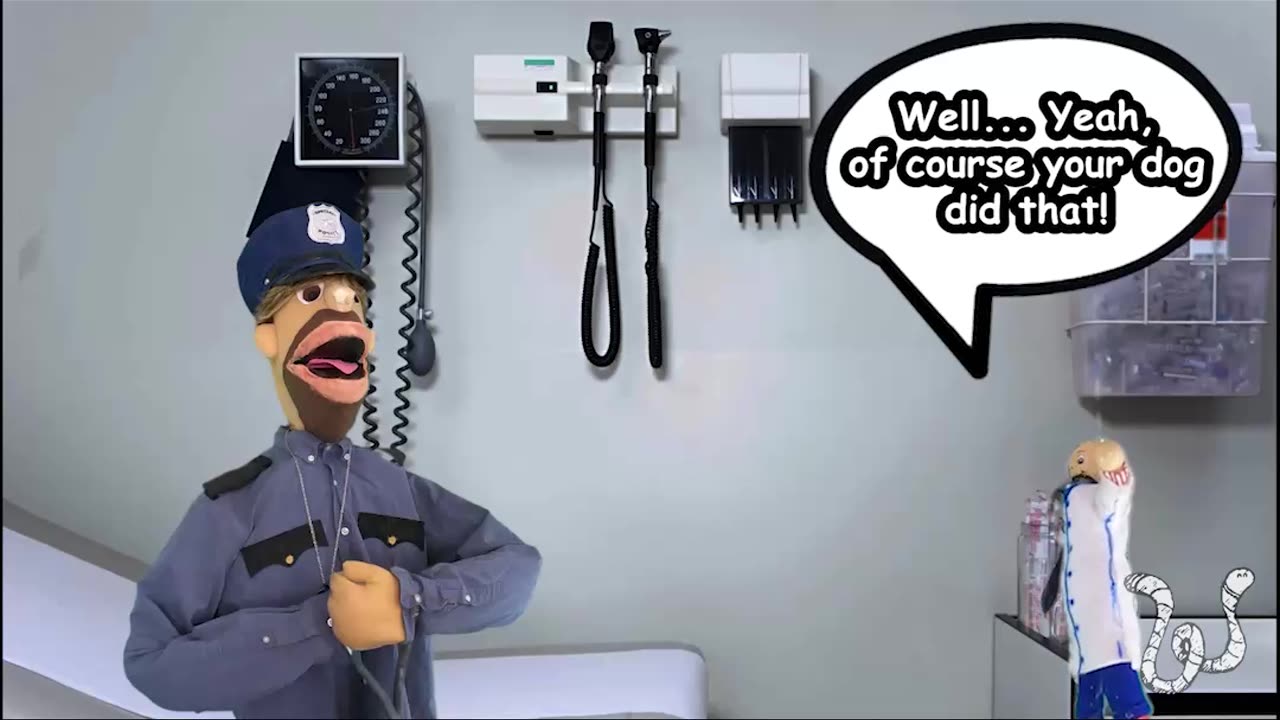 What did his dog do??? #wormholesitcom #puppets #parody #skitcomedy
