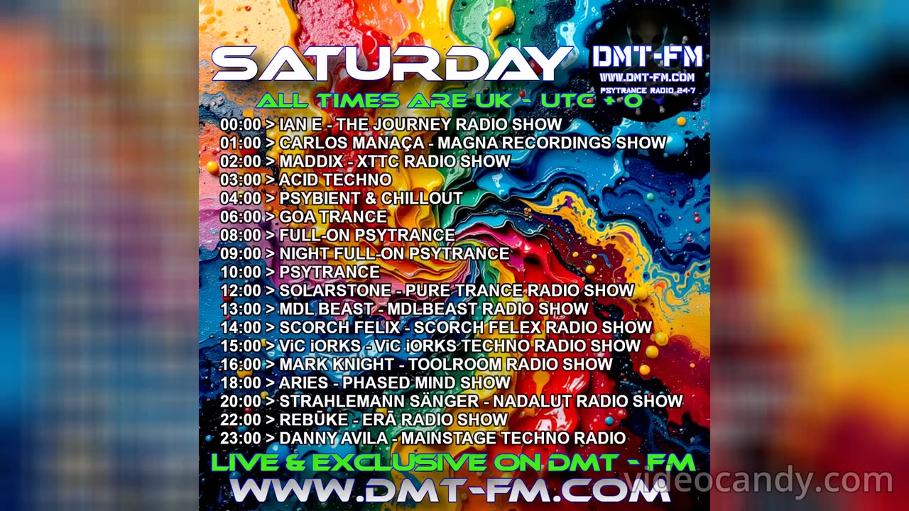 DMT-FM Weekly Schedule Monday 16-06-2025 / Sunday 22-06-2025