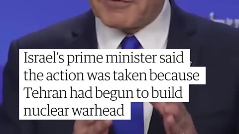 Israel strikes Iran, including nuclear facilities