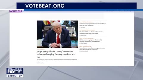 Judge blocks Trump order requiring proof of citizenship for voter registration