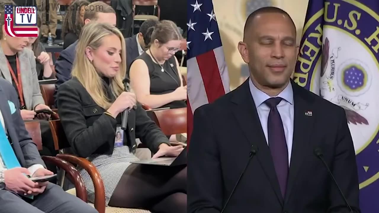 Reporter straight up asks Hakeem Jeffries if he took money from Jeffrey Epstein