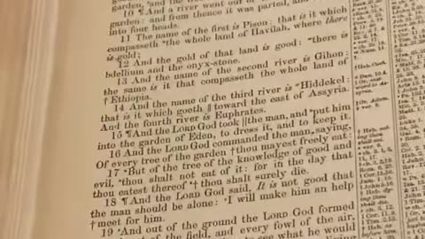 1885 Holy Bible - Genesis