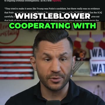 Whistleblower Says Intel Was TWISTED and Durham LOOKED AWAY