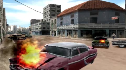 High speed chase of an expensive 1955 Chevrolet Bel Air in Havana Cuba in the game Driver 2 - Part 3