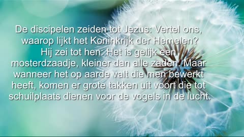 De discipelen zeiden tot Jezus Vertel ons