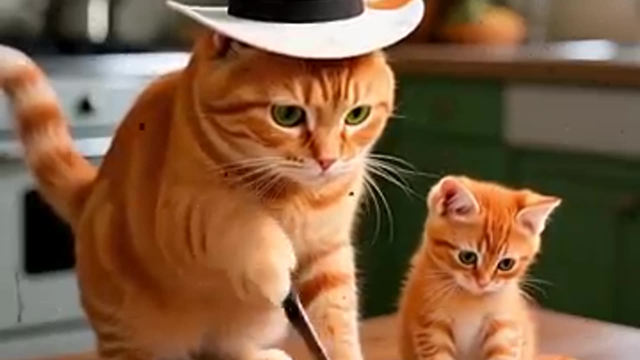 a chef cat