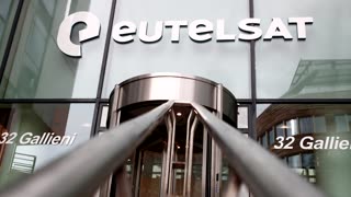 Macron urges Europe to ramp up space investment as Eutelsat climbs