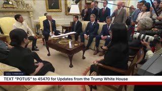 President Trump Meets with Phillipine President Ferdinand Marcos Jr, July 22, 2025