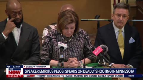 Pelosi, says Alex Pretti and Renee Good were "ASSASSINATED" by "Lawless Masked" DHS agents