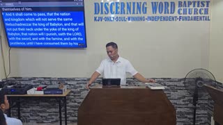 "Wherefore should this city be laid waste?" (time to submit) - Jeremiah 27 (Baptist Preaching - Ph)