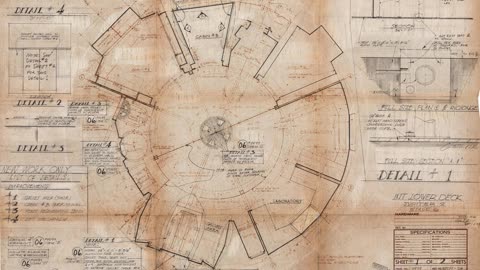 Original "Lost In Space" Blueprints for Jupiter2 and The Robot