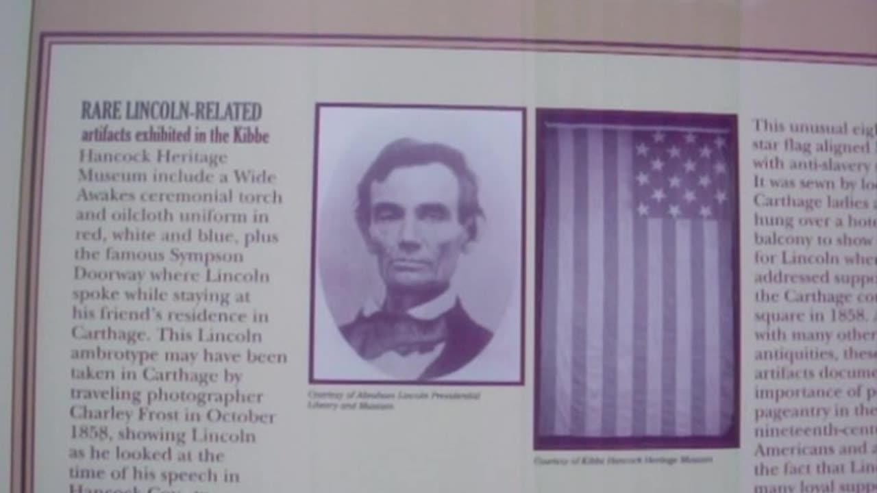 Lincoln In Hancock County