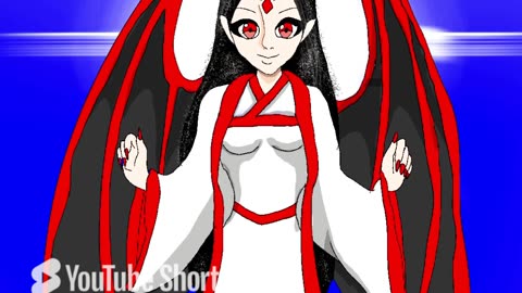 Oc nuclear speedpaint in a white dress