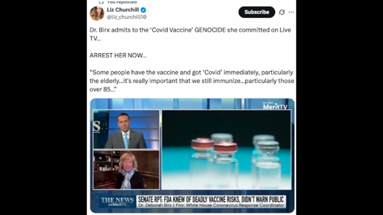 Deborah Birx Deflects While Admitting To Taking Part in The Genocide During The So-Called Pandemic