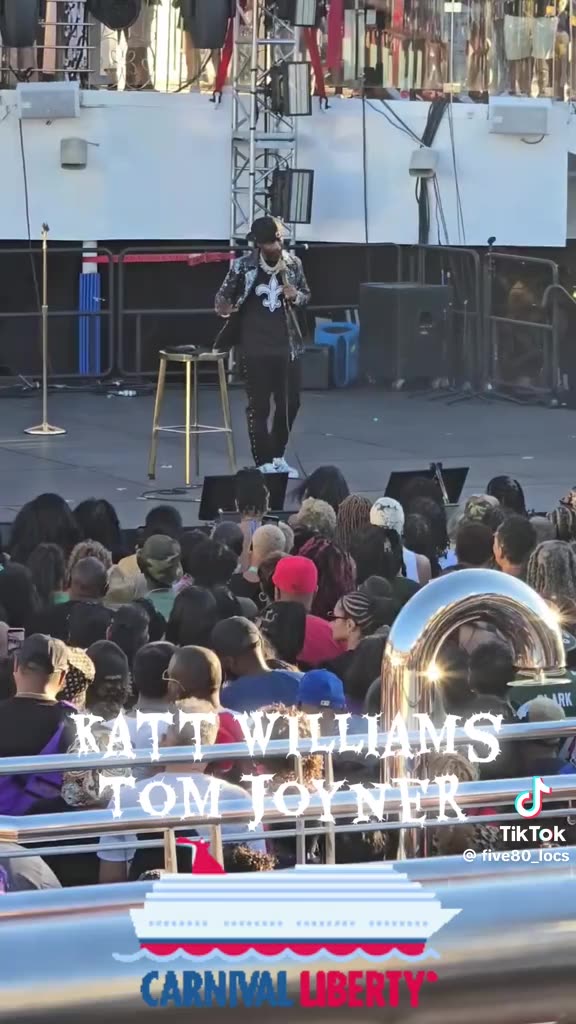 Katt Williams on the Tom Joyner carnival Cruise 🤣🤣🤣