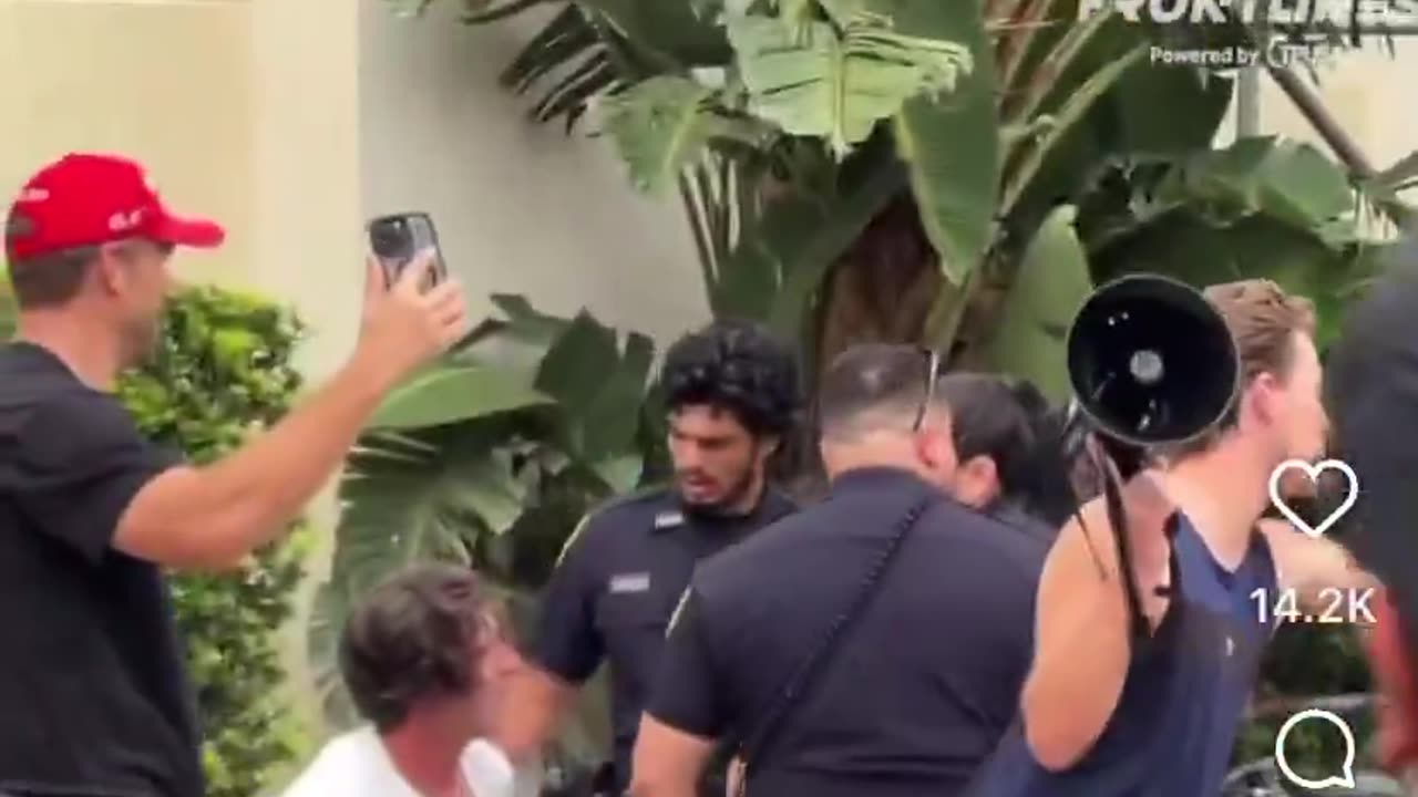 Soy boy heckles MAGA crowd and learns the meaning of FAFO