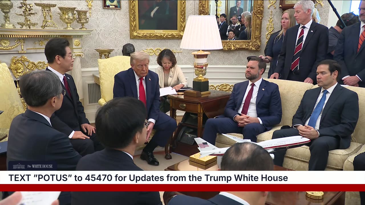 President Trump Participates in a Bilateral Meeting with the President of the Republic of Korea