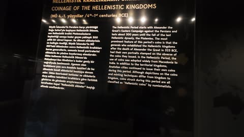 2.7k/120fps walkthrough of Yapı Kredi Kültür Sanat coin museum 2025