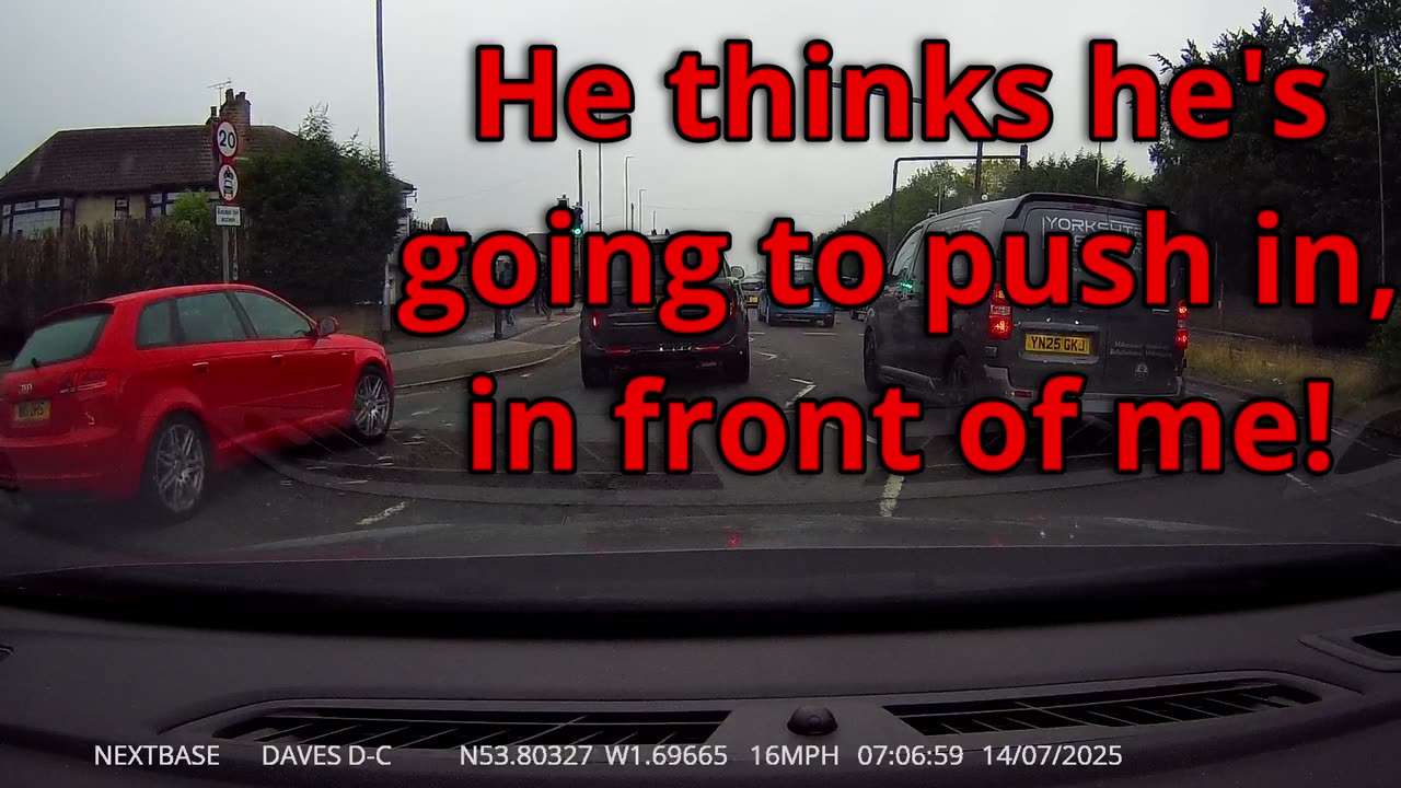 Red Audi strikes again!