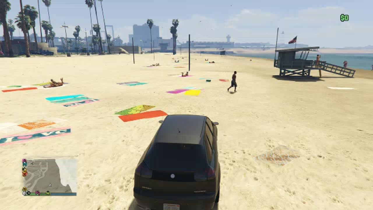 GTAV: Running over peoples feet-Date 6/6/2018