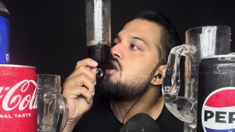 [ASMR] COLA DRINKING SOUNDS COKE PEPSI Satisfying Drinking ICE COLD REAL SOUNDS(NOTALKING)